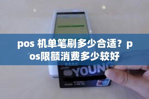 pos 机单笔刷多少合适？pos限额消费多少较好