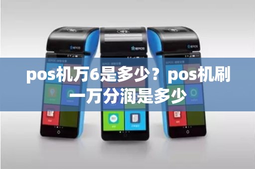 pos机万6是多少？pos机刷一万分润是多少
