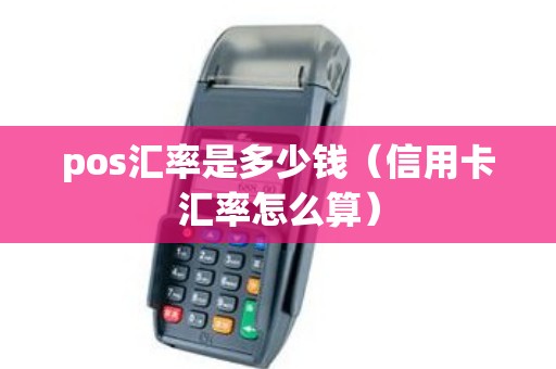 pos汇率是多少钱（信用卡汇率怎么算）