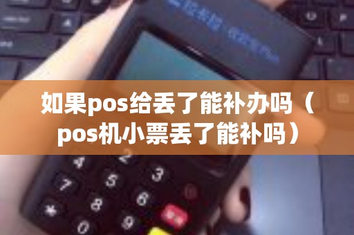 如果pos给丢了能补办吗（pos机小票丢了能补吗）