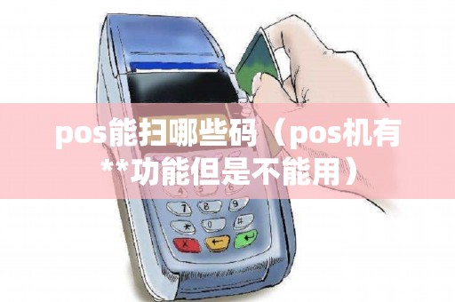 pos能扫哪些码（pos机有**功能但是不能用）