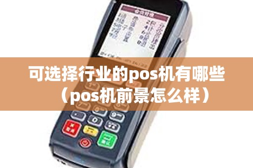 可选择行业的pos机有哪些（pos机前景怎么样）