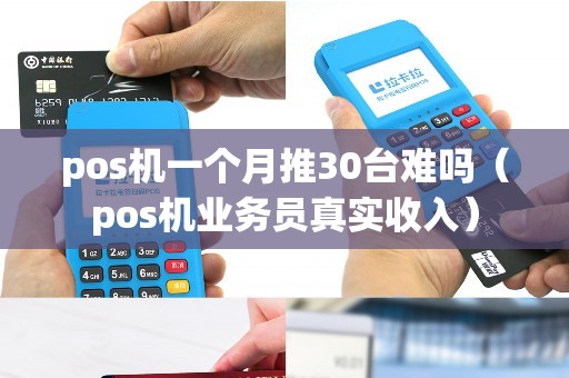 pos机一个月推30台难吗（pos机业务员真实收入）