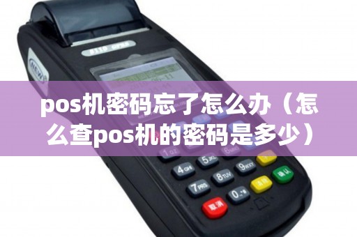 pos机密码忘了怎么办（怎么查pos机的密码是多少）