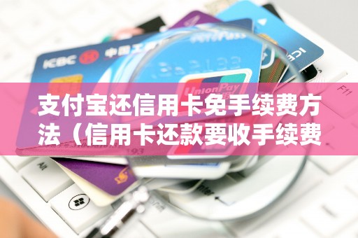 支付宝还信用卡免手续费方法（信用卡还款要收手续费吗）