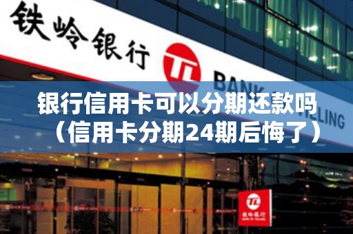银行信用卡可以分期还款吗（信用卡分期24期后悔了）
