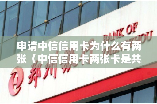 申请中信信用卡为什么有两张（中信信用卡两张卡是共用额度吗）