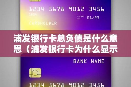 浦发银行卡总负债是什么意思（浦发银行卡为什么显示负金额）