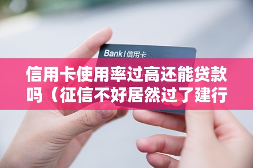 信用卡使用率过高还能贷款吗（征信不好居然过了建行快贷）