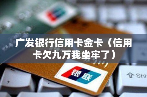 广发银行信用卡金卡（信用卡欠九万我坐牢了）