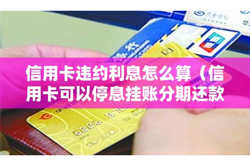 信用卡违约利息怎么算（信用卡可以停息挂账分期还款吗）