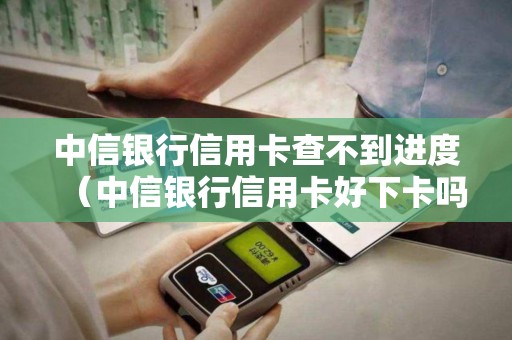 中信银行信用卡查不到进度（中信银行信用卡好下卡吗）