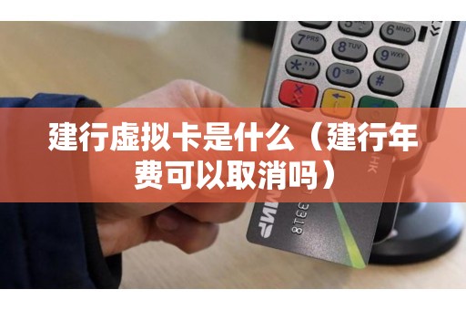 建行虚拟卡是什么（建行年费可以取消吗）