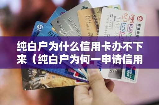 纯白户为什么信用卡办不下来（纯白户为何一申请信用卡就被秒拒）