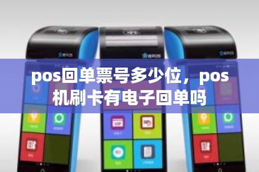 pos回单票号多少位，pos机刷卡有电子回单吗