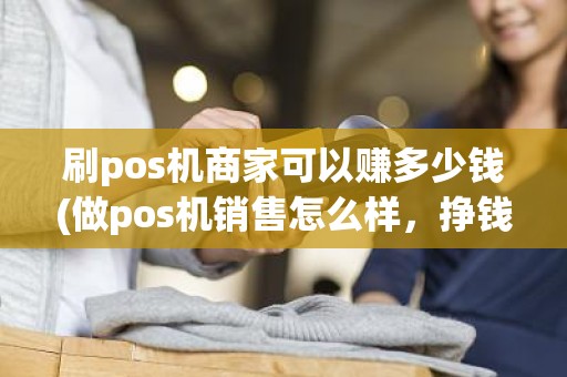 刷pos机商家可以赚多少钱(做pos机销售怎么样，挣钱吗)