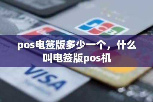 pos电签版多少一个，什么叫电签版pos机