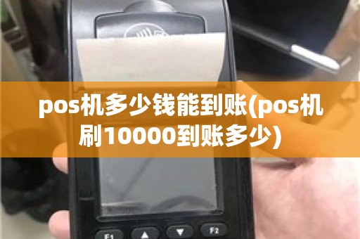 pos机多少钱能到账(pos机刷10000到账多少)