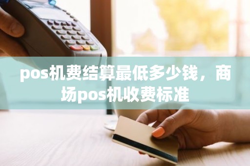 pos机费结算最低多少钱，商场pos机收费标准
