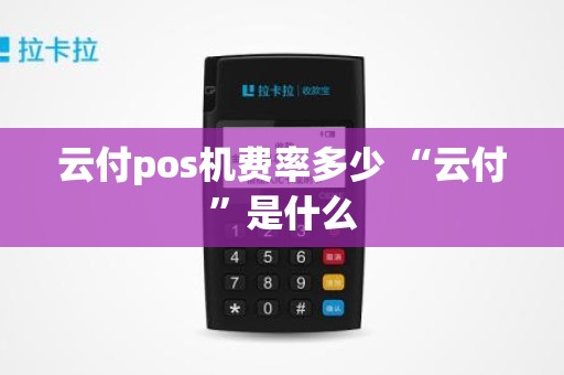 云付pos机费率多少 “云付”是什么