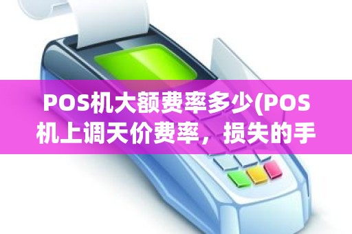 POS机大额费率多少(POS机上调天价费率，损失的手续费怎么要回来)