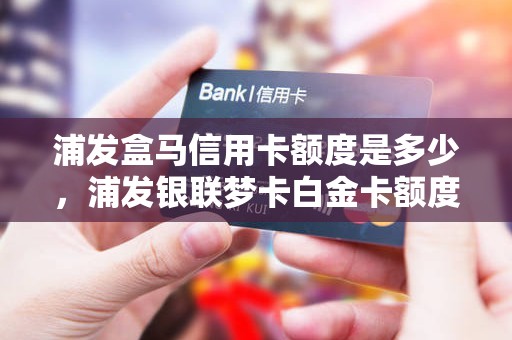 浦发盒马信用卡额度是多少，浦发银联梦卡白金卡额度多少