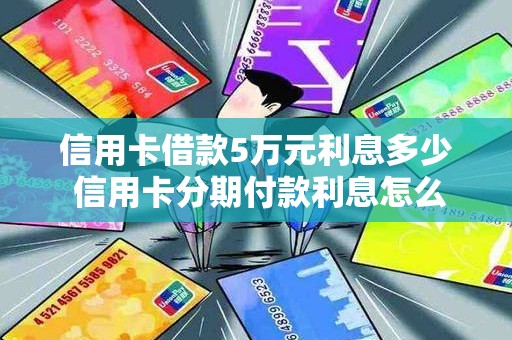 信用卡借款5万元利息多少 信用卡分期付款利息怎么算