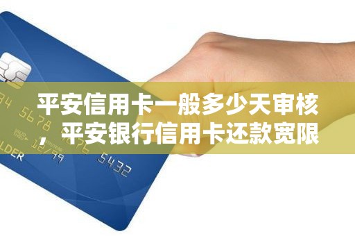 平安信用卡一般多少天审核，平安银行信用卡还款宽限期
