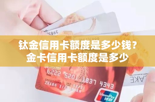 钛金信用卡额度是多少钱？金卡信用卡额度是多少