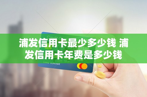 浦发信用卡最少多少钱 浦发信用卡年费是多少钱
