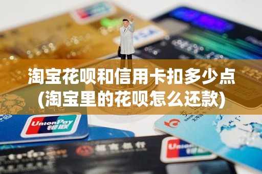 淘宝花呗和信用卡扣多少点(淘宝里的花呗怎么还款)