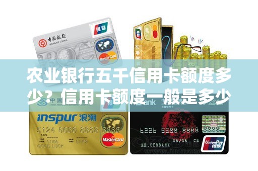 农业银行五千信用卡额度多少？信用卡额度一般是多少