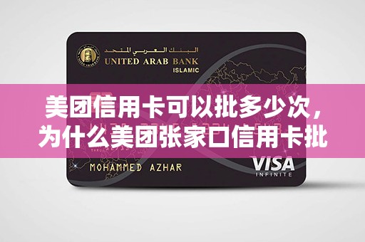 美团信用卡可以批多少次，为什么美团张家口信用卡批不了