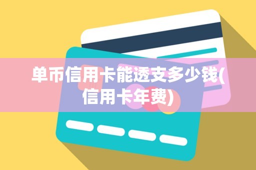 单币信用卡能透支多少钱(信用卡年费)