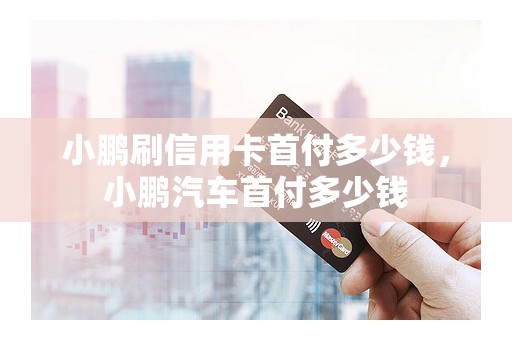 小鹏刷信用卡首付多少钱，小鹏汽车首付多少钱