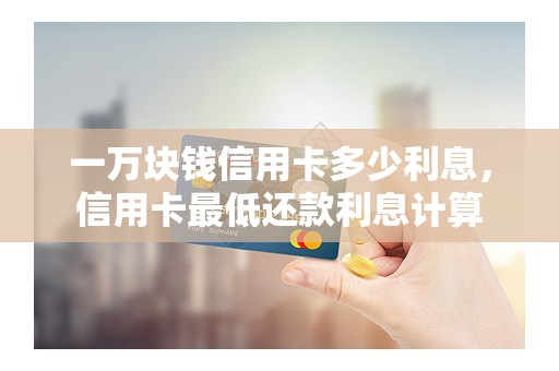 一万块钱信用卡多少利息，信用卡最低还款利息计算