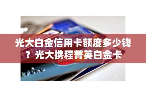 光大白金信用卡额度多少钱?光大携程菁英白金卡 光大白金信用卡额度多少钱?光大携程菁英白金卡