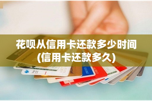 花呗从信用卡还款多少时间(信用卡还款多久)