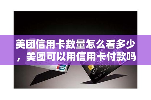 美团信用卡数量怎么看多少，美团可以用信用卡付款吗