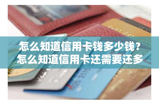 怎么知道信用卡钱多少钱？怎么知道信用卡还需要还多少钱