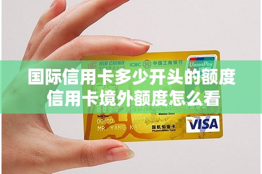 国际信用卡多少开头的额度 信用卡境外额度怎么看 国际信用卡多少开头的额度 信用卡境外额度怎么看