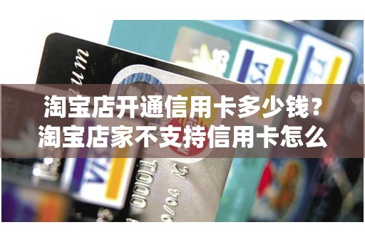 淘宝店开通信用卡多少钱？淘宝店家不支持信用卡怎么把
