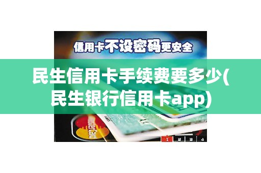 民生信用卡手续费要多少(民生银行信用卡app)