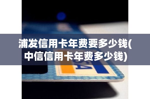 浦发信用卡年费要多少钱(中信信用卡年费多少钱)
