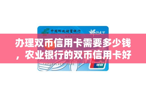 办理双币信用卡需要多少钱，农业银行的双币信用卡好申请吗