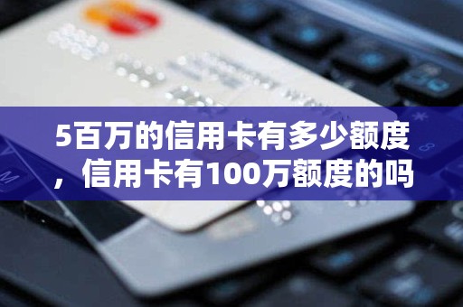 5百万的信用卡有多少额度，信用卡有100万额度的吗