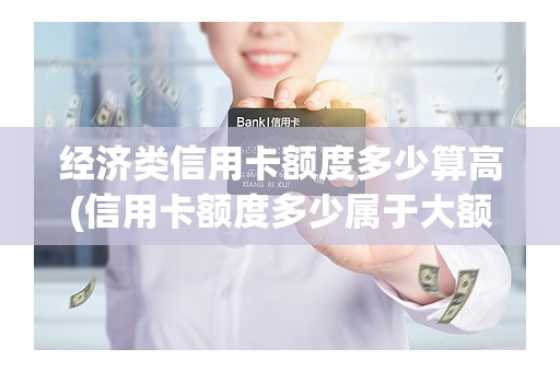 经济类信用卡额度多少算高(信用卡额度多少属于大额)