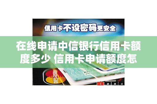 在线申请中信银行信用卡额度多少 信用卡申请额度怎么申请