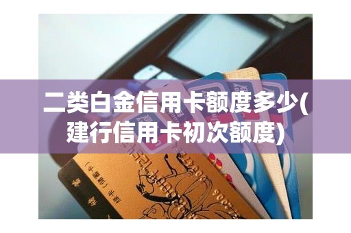 二类白金信用卡额度多少(建行信用卡初次额度)
