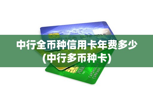 中行全币种信用卡年费多少(中行多币种卡)